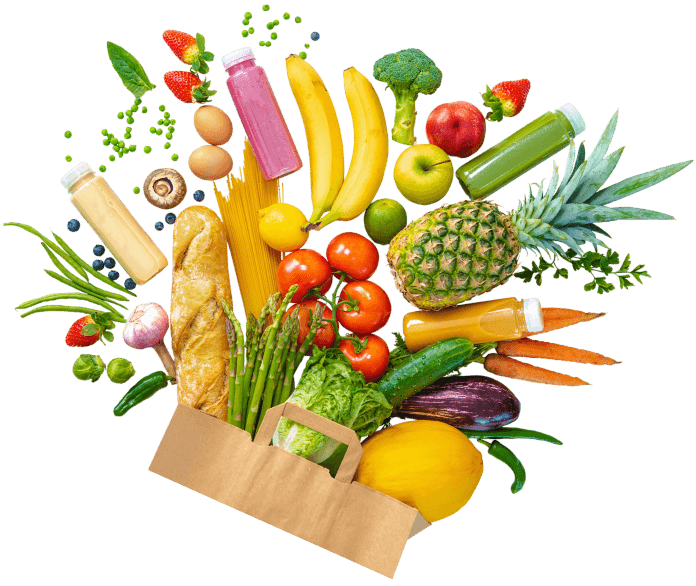 Fruits and vegetables